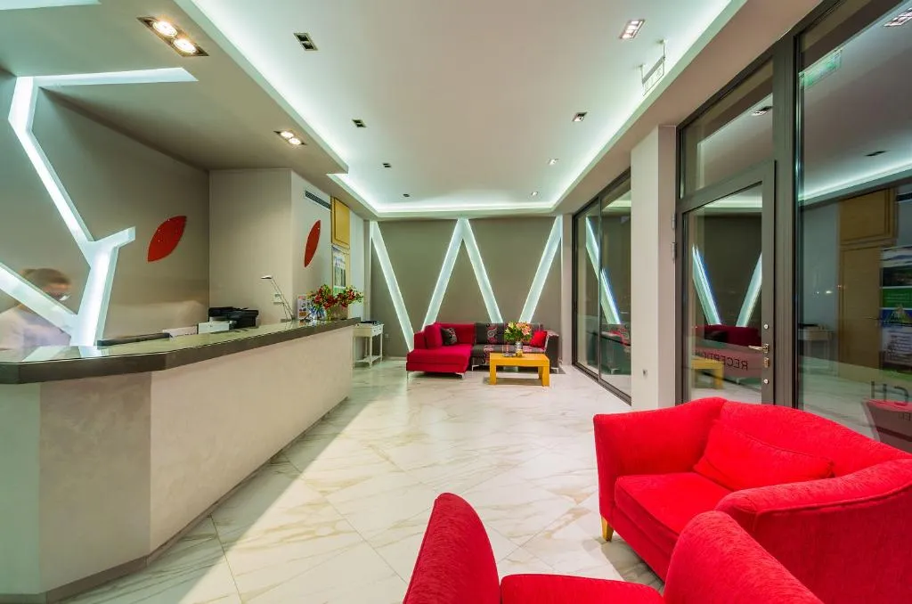 Lobby, Flegra Beach Boutique Apartments, Halkidiki