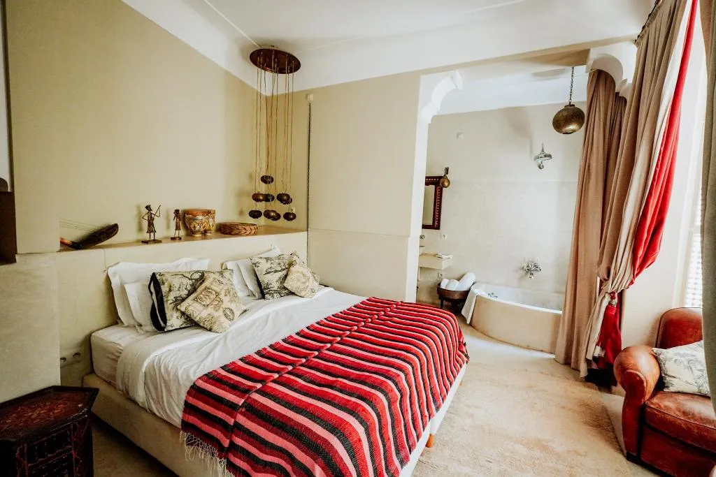 DOUBLE SINGLE USE ONE BEDROOM ONE BATHROOM Room, Riad Dar Ayur, Marrakech