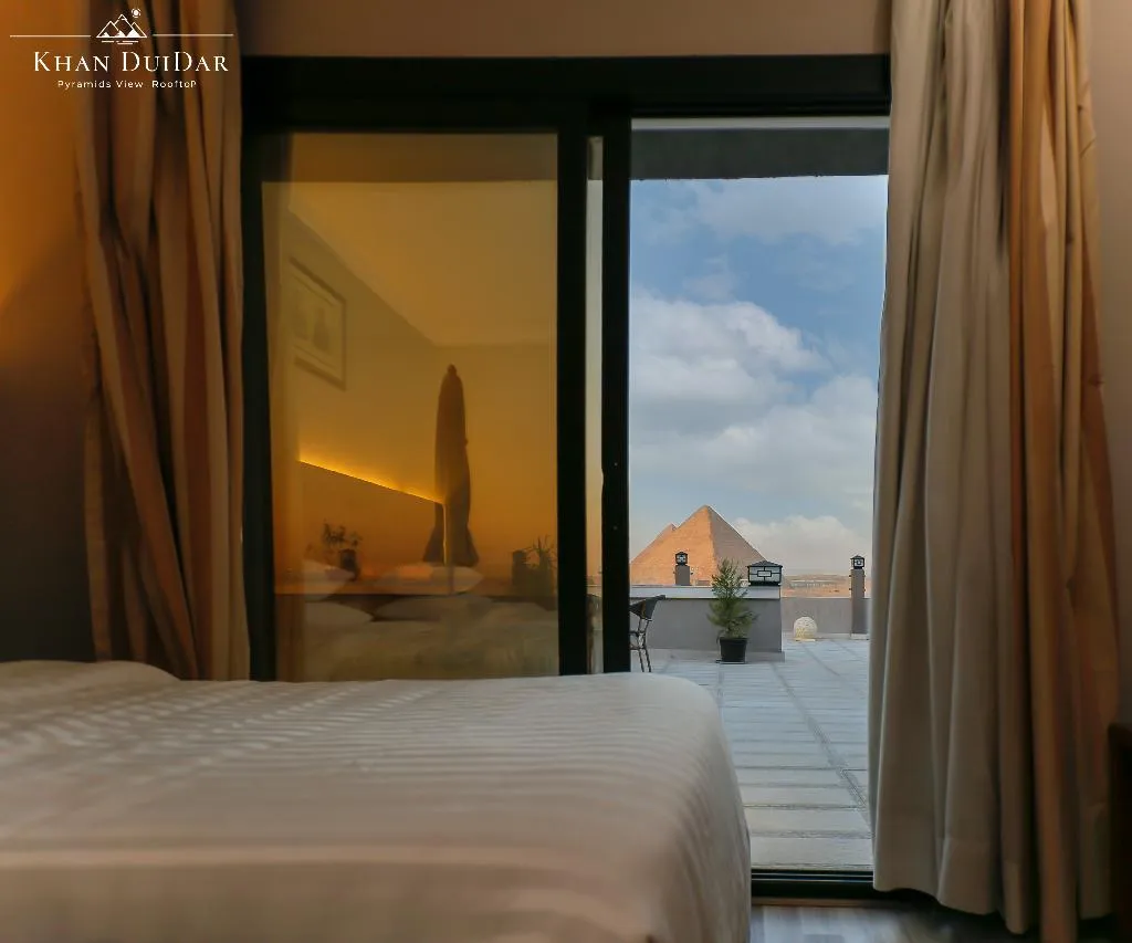 TWIN DELUXE Room, Khan Duidar Inn - Pyramids View Rooftop, Cairo