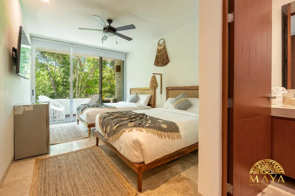 DOUBLE DELUXE WITH BALCONY Room, Nhoa Tulum Aparthotel By Maya Pm, Cancun Area