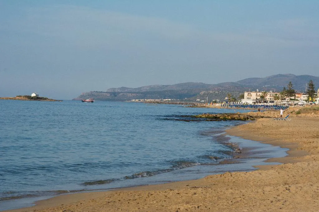 Beach, Mila malia studios hotel, Crete