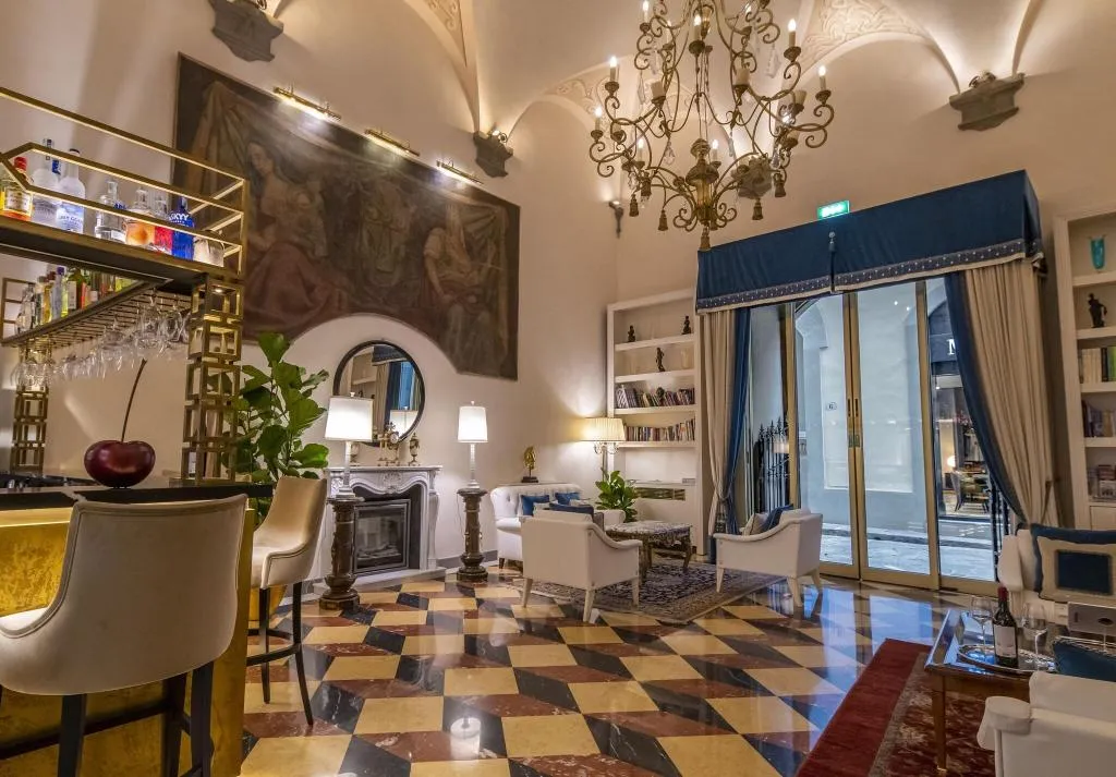 Lobby, Golden Tower Hotel & Spa, Florence