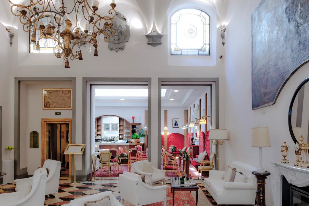 Lobby, Golden Tower Hotel & Spa, Florence
