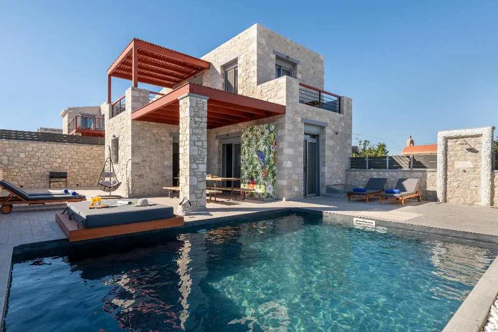 VILLA SIX BEDROOMS WITH PRIVATE POOL Room, Southrock Villas, Rhodes