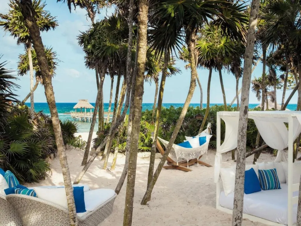 Beach, Jungala Hotel at VidantaWorld Riviera Maya, Cancun Area
