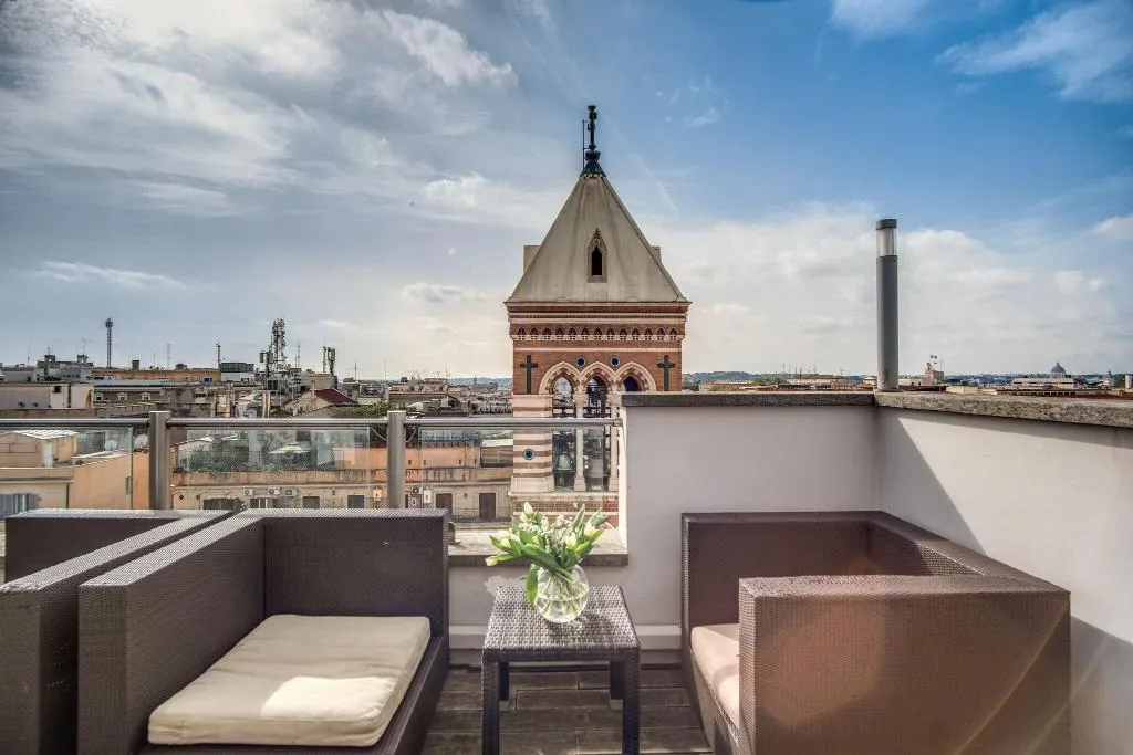 Terrace, La Griffe Hotel Roma, Rome