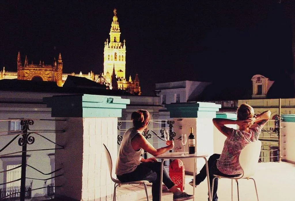 Terrace, Sevilla Kitsch Hostel Art, Seville