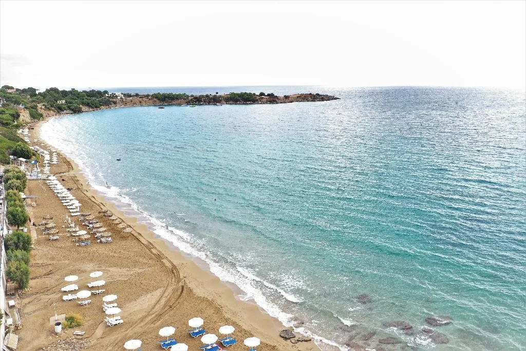 Beach, Matina Pefkos Aparthotel, Rhodes