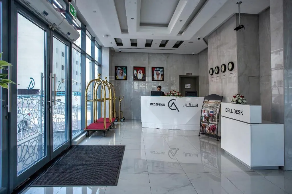 Lobby, City Avenue Al Reqqa Hotel, Dubai