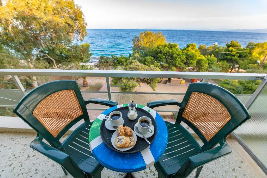 TRIPLE SEA VIEW Room, SUN HOTEL KINETA Beach front, Athens