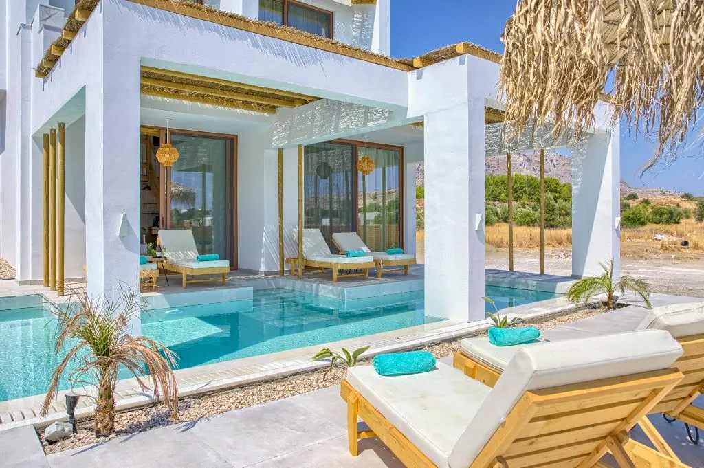 SUITE WITH PRIVATE POOL Room, Alia suites & Alia beachfront suites and spa, Rhodes