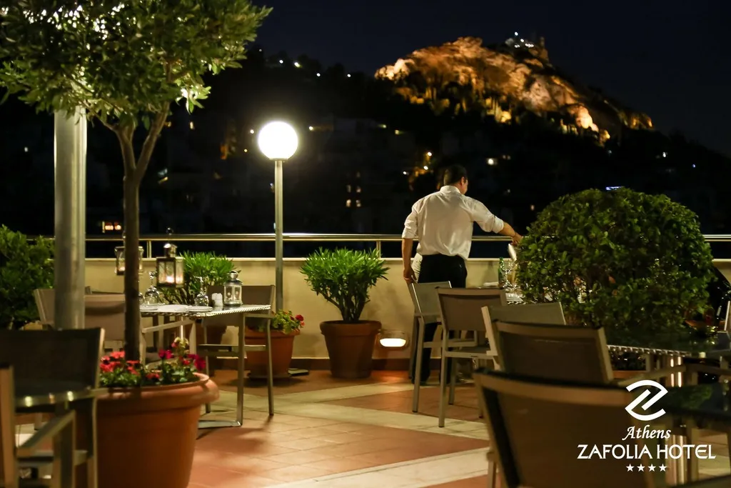 Terrace, Athens Zafolia Hotel, Athens