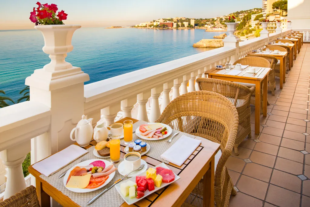 Terrace, Santos Nixe Palace, Majorca