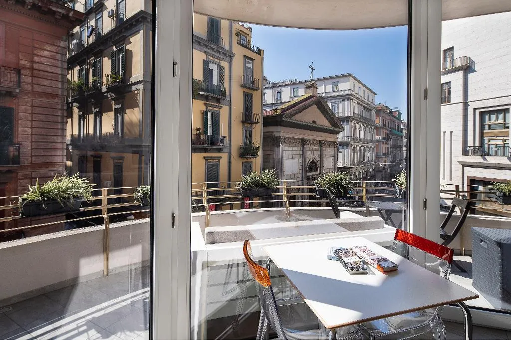 Terrace, IstayinToledo Luxury Guest House, Naples
