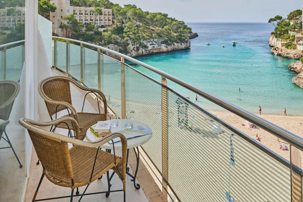 Terrace, Hotel Cala Santanyi, Majorca