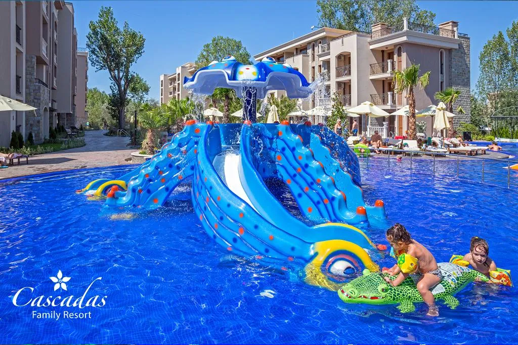 Pool, Cascadas Family Resort, Bourgas