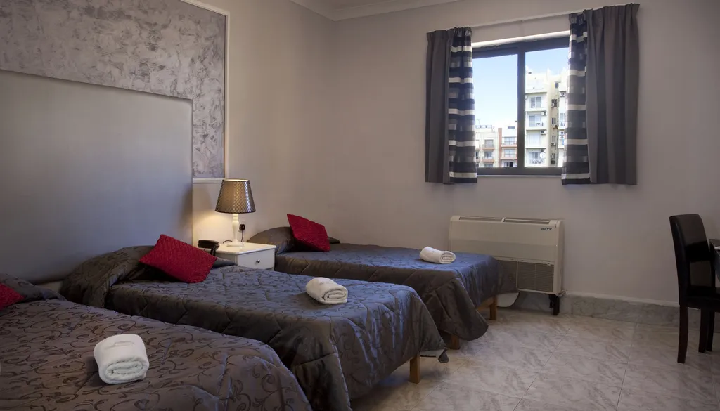 TRIPLE STANDARD Room, Sliema Marina Hotel, Malta