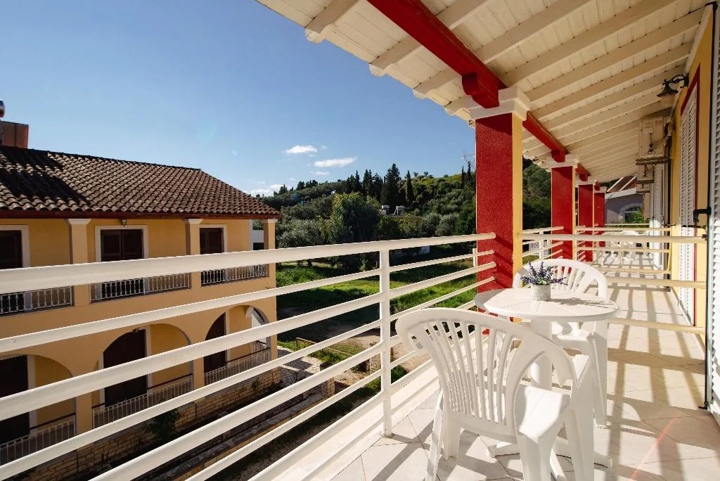 Terrace, Solena Studios Kavos, Corfu