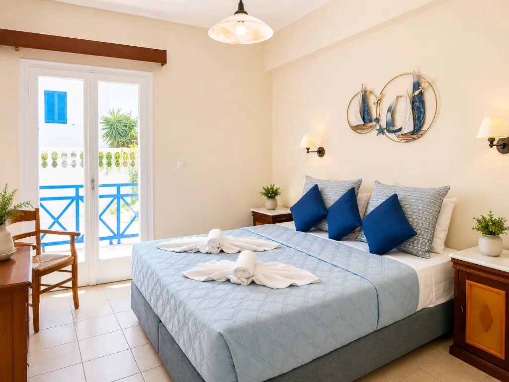 Double or Twin STANDARD Room, Karidis, Santorini