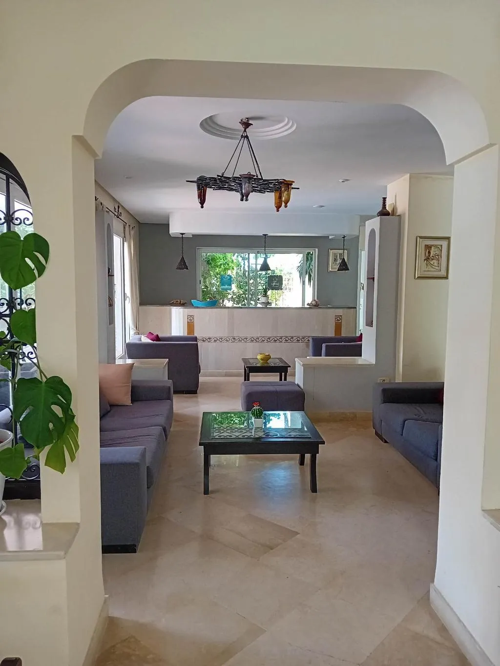 Lobby, Hôtel Résidence Romane, Tunisia