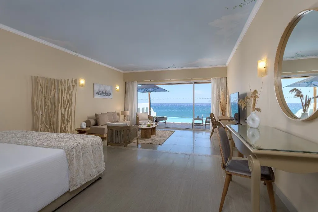 JUNIOR SUITE BEACH FRONT Room, Atrium Prestige Thalasso Spa Resort & Villas, Rhodes