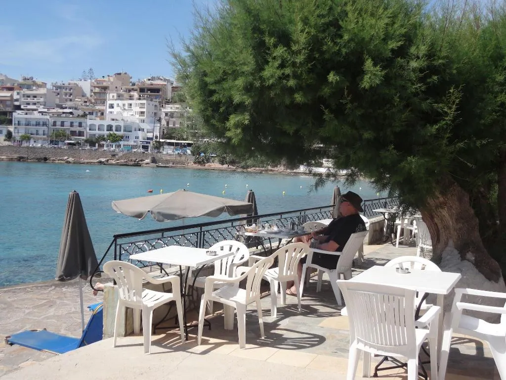 Terrace, Hotel Polydoros, Crete