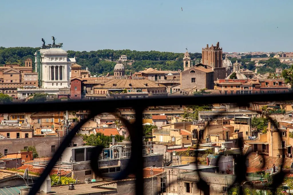 Terrace, Hotel Colosseum, Rome