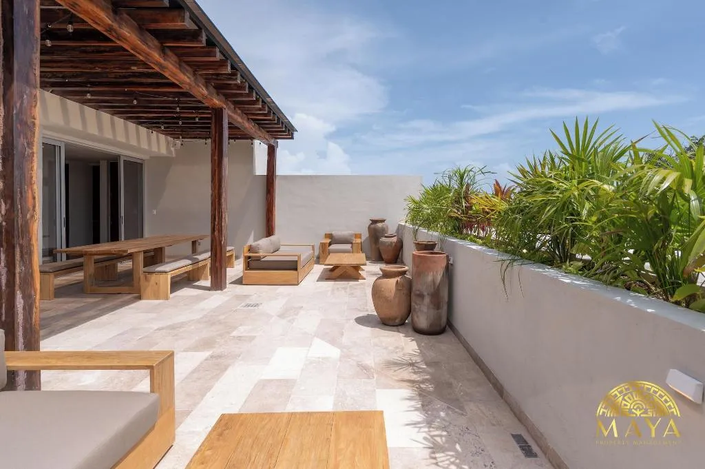 Terrace, Nhoa Tulum Aparthotel By Maya Pm, Cancun Area