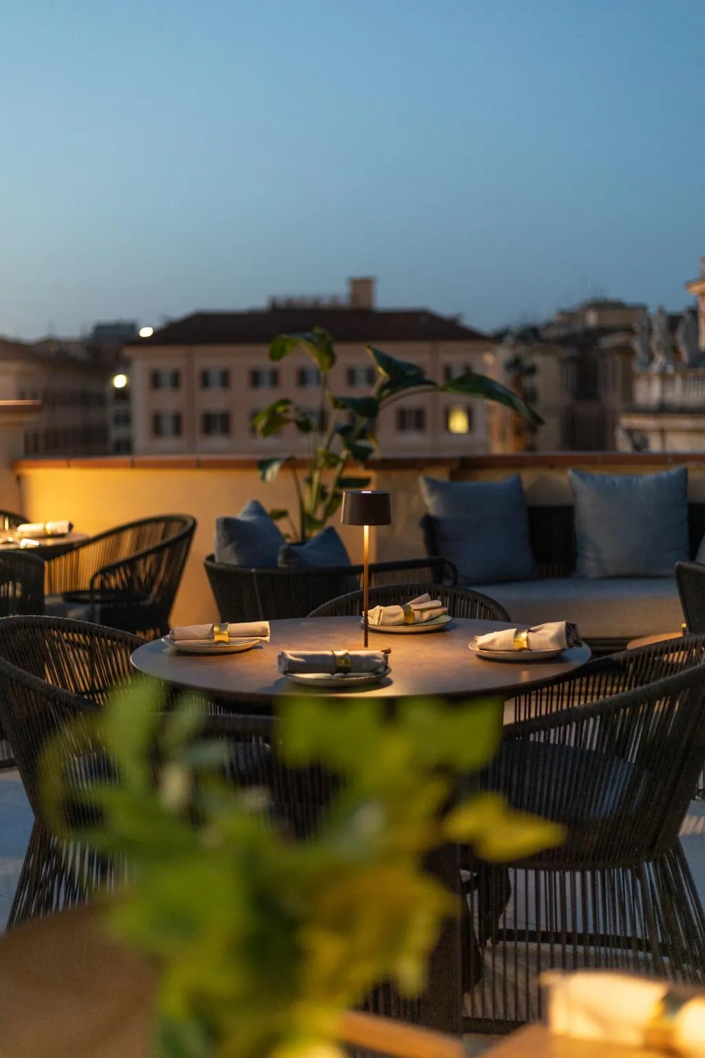 Terrace, The Major Hotel, Rome