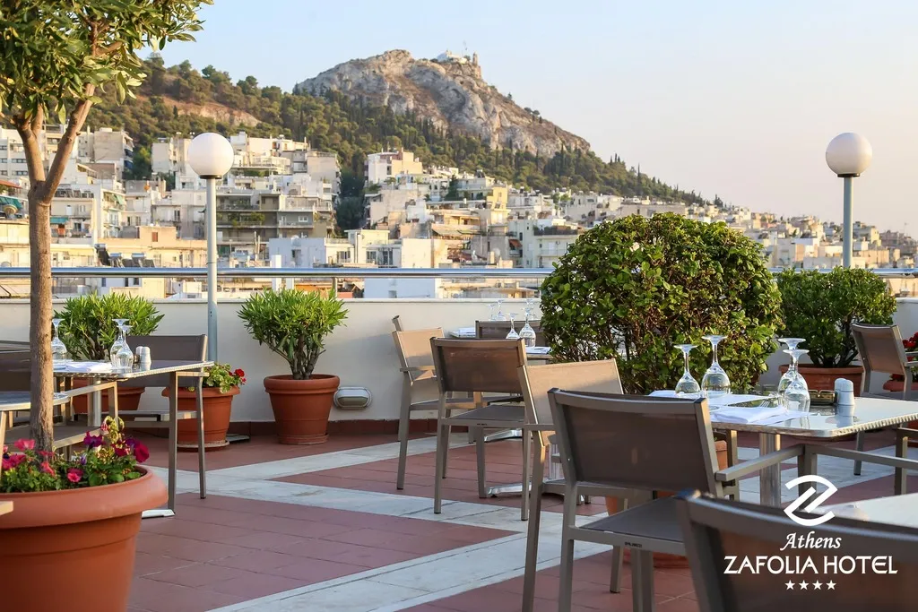 Terrace, Athens Zafolia Hotel, Athens