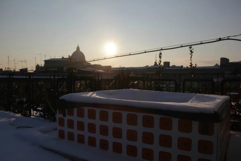 Terrace, Orange Hotel, Rome