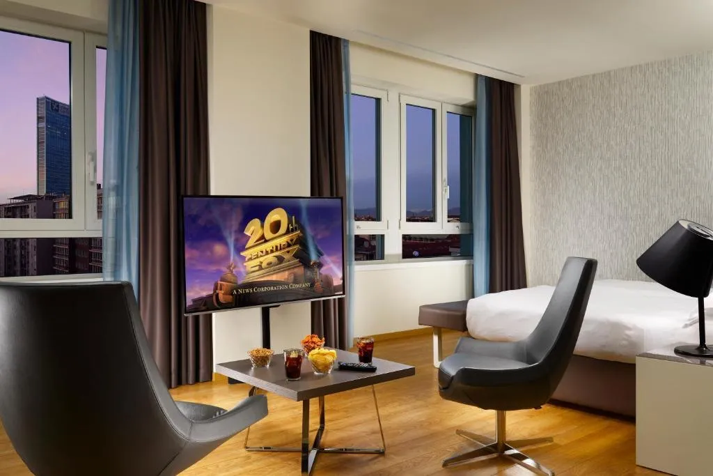 JUNIOR SUITE CLASSIC TWO DOUBLE BEDS Room, UNA HOTELS Century Milano, Milan