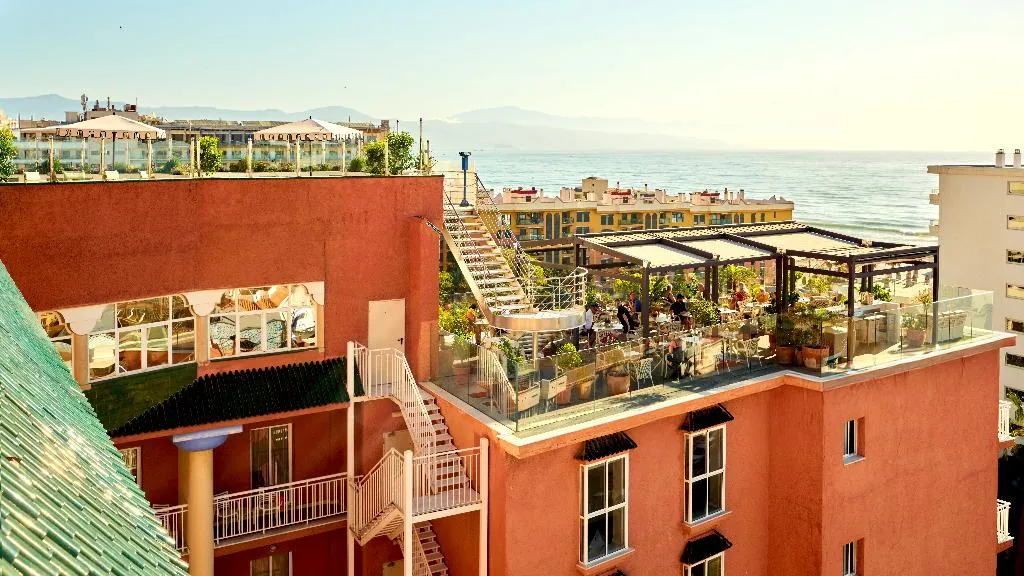 Terrace, Hotel Fénix Torremolinos Adults Only Recommended, Costa Del Sol