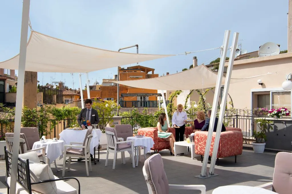 Terrace, Hotel Cecil, Rome