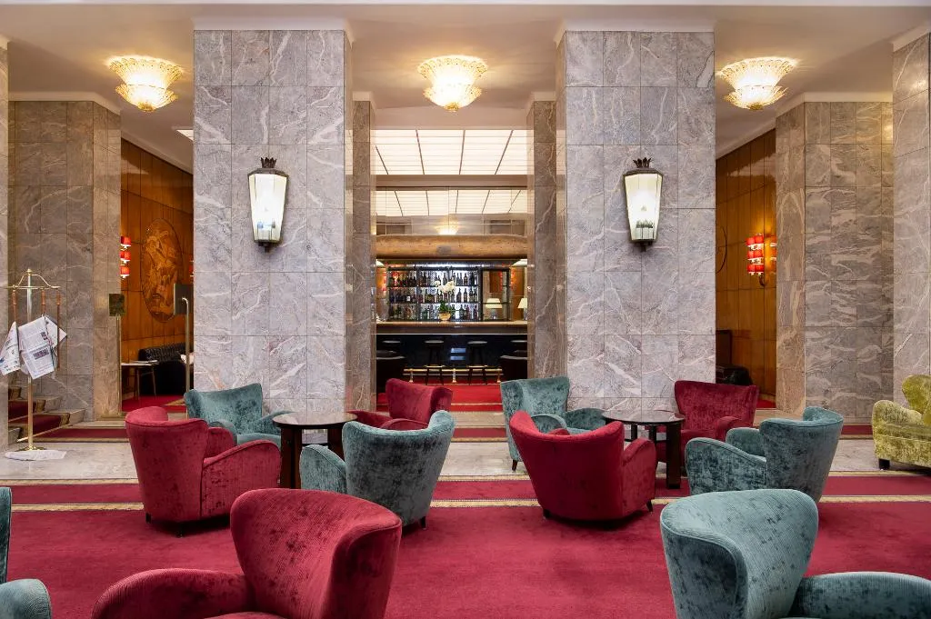 Lobby, Bettoja Hotel Mediterraneo, Rome