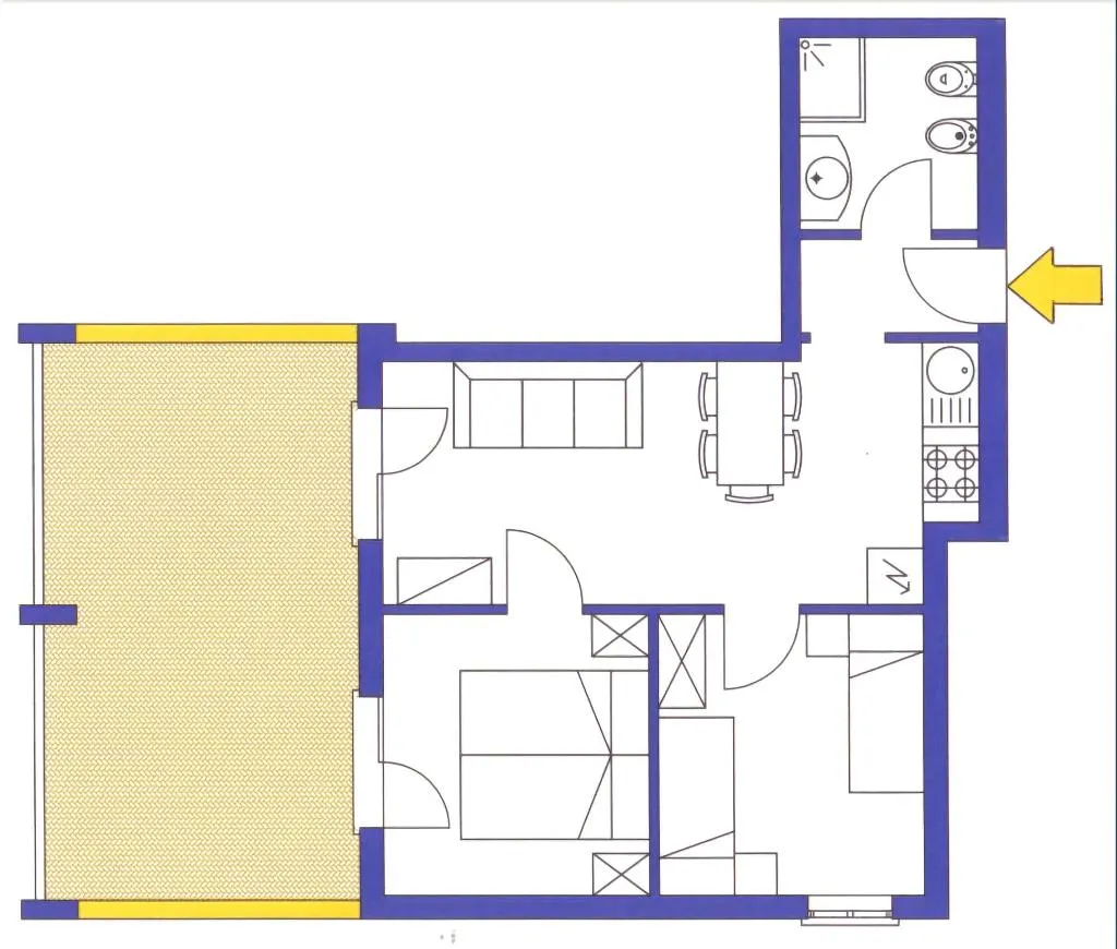 Room, Ashanti Aparthotel, Venice