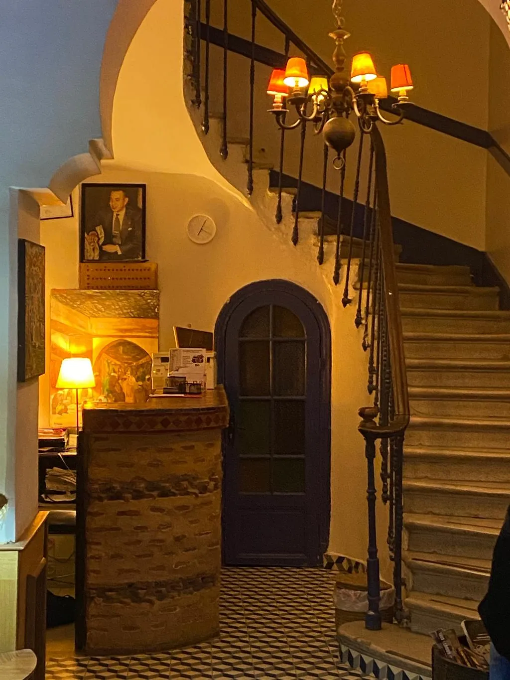 Lobby, Hotel Central, Casablanca
