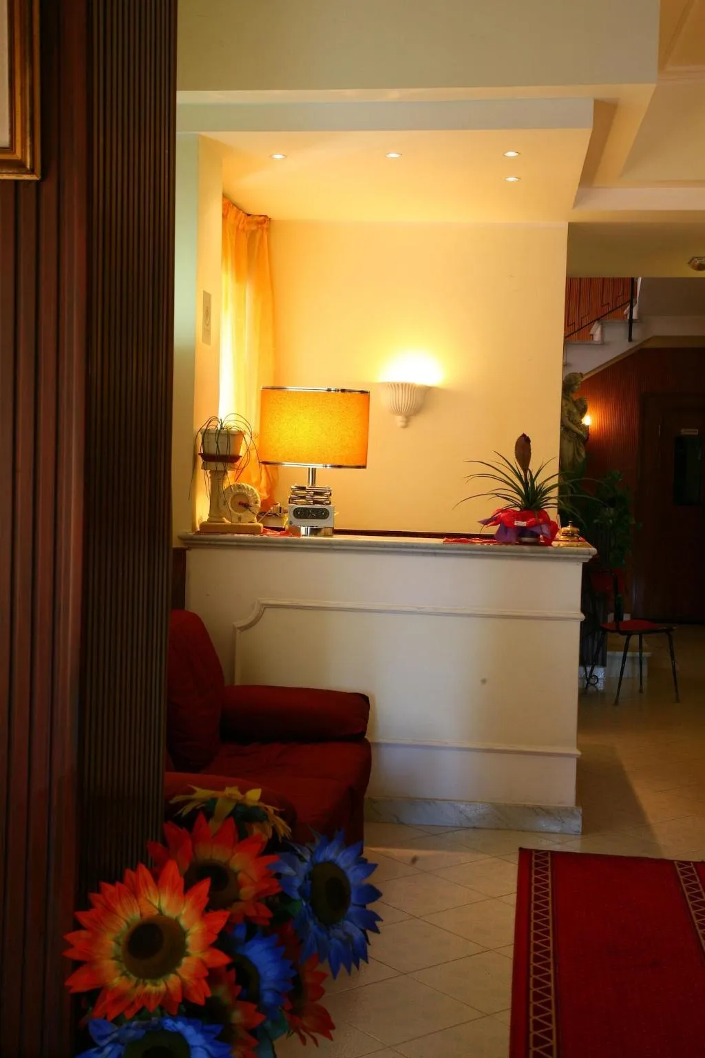 Lobby, Hotel Eliseo, Rome
