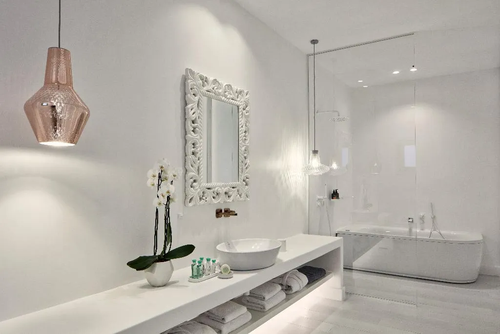 SUITE WITH PRIVATE POOL Room, Katikies Mykonos - The Leading Hotels Of The World, Mykonos