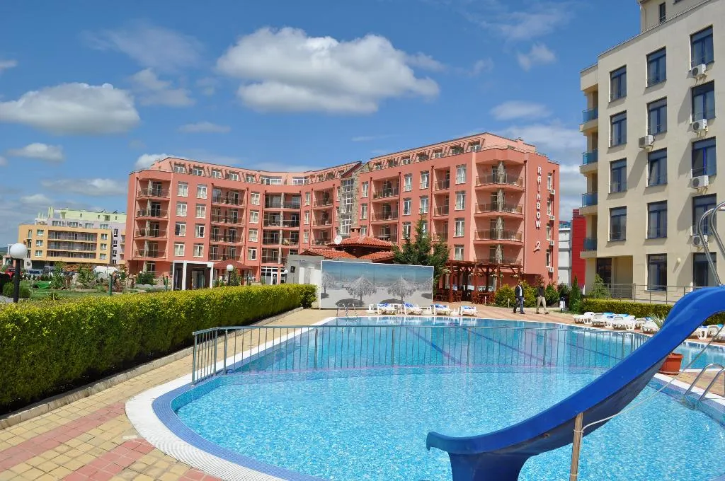 Pool, Rainbow 1 Holiday Complex, Bourgas