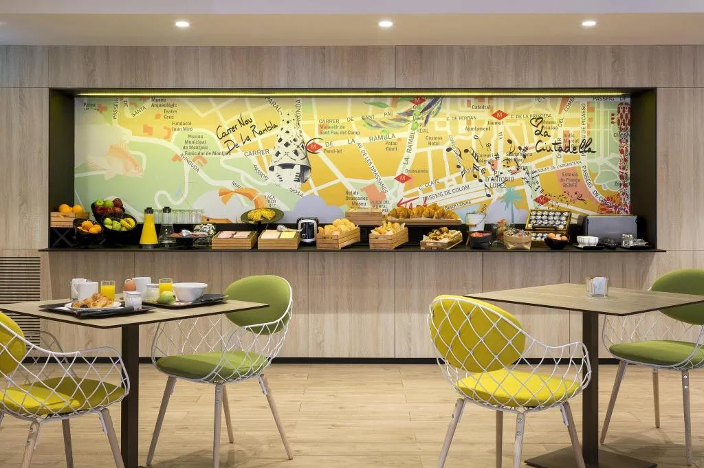 Restaurant, Citadines Ramblas Barcelona, Barcelona