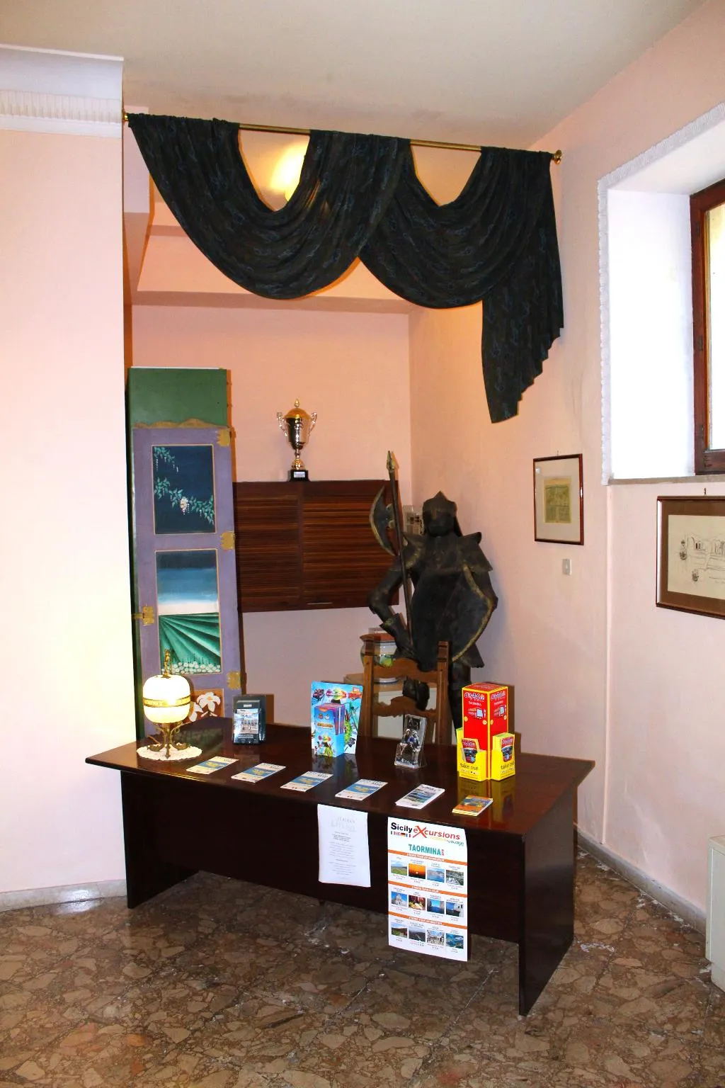 Lobby, Mediterranee Hotel, Taormina