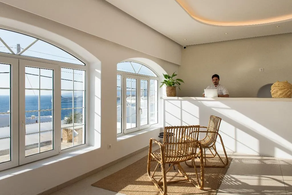 Lobby, Tagoo Hotel, Mykonos