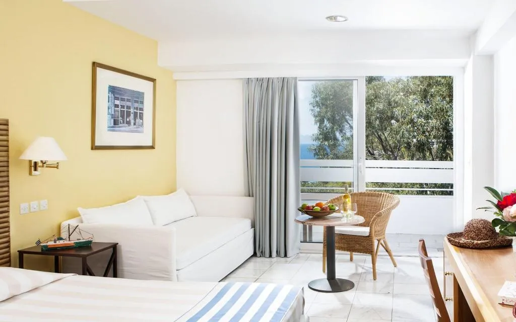 DOUBLE PARTIAL SEA VIEW Room, Dionysos, Rhodes