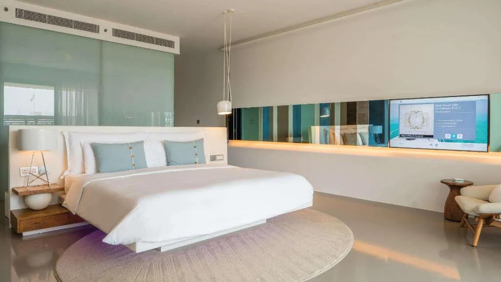 DOUBLE KING SIZE BED Room, Nikki Beach Resort & Spa Dubai, Dubai