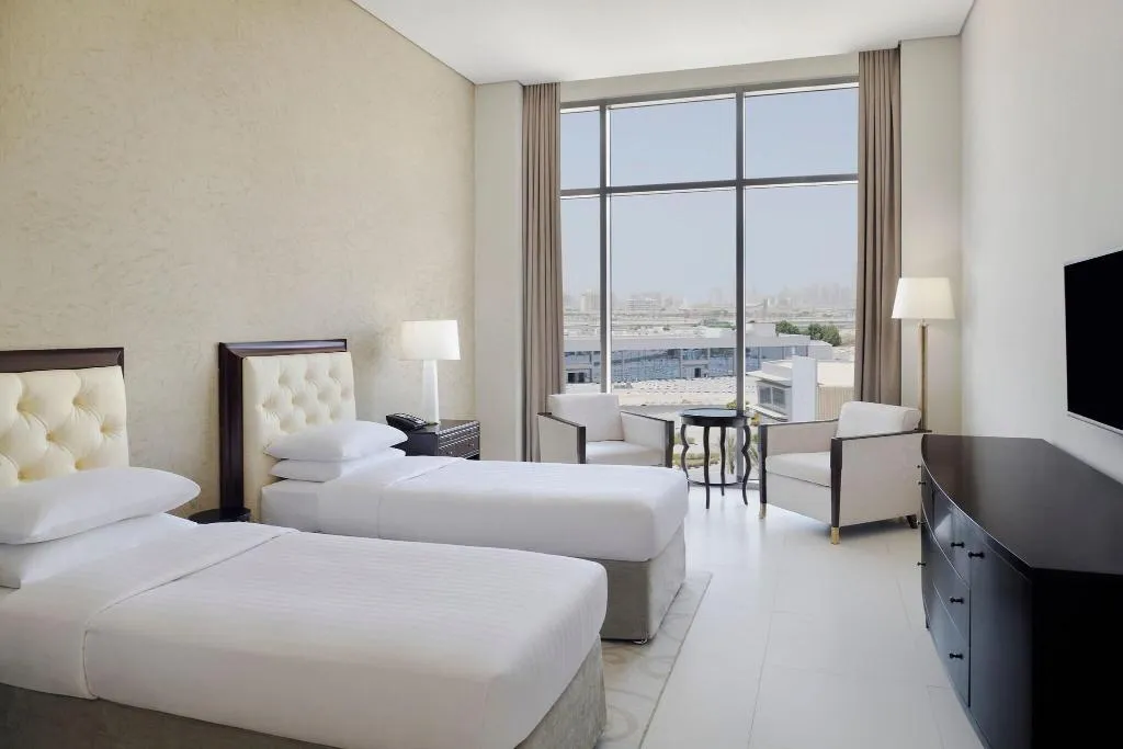 QUADRUPLE EXECUTIVE 2 DOUBLE BEDS Room, Delta Hotels By Marriott, Dubai Investment Park, Dubai