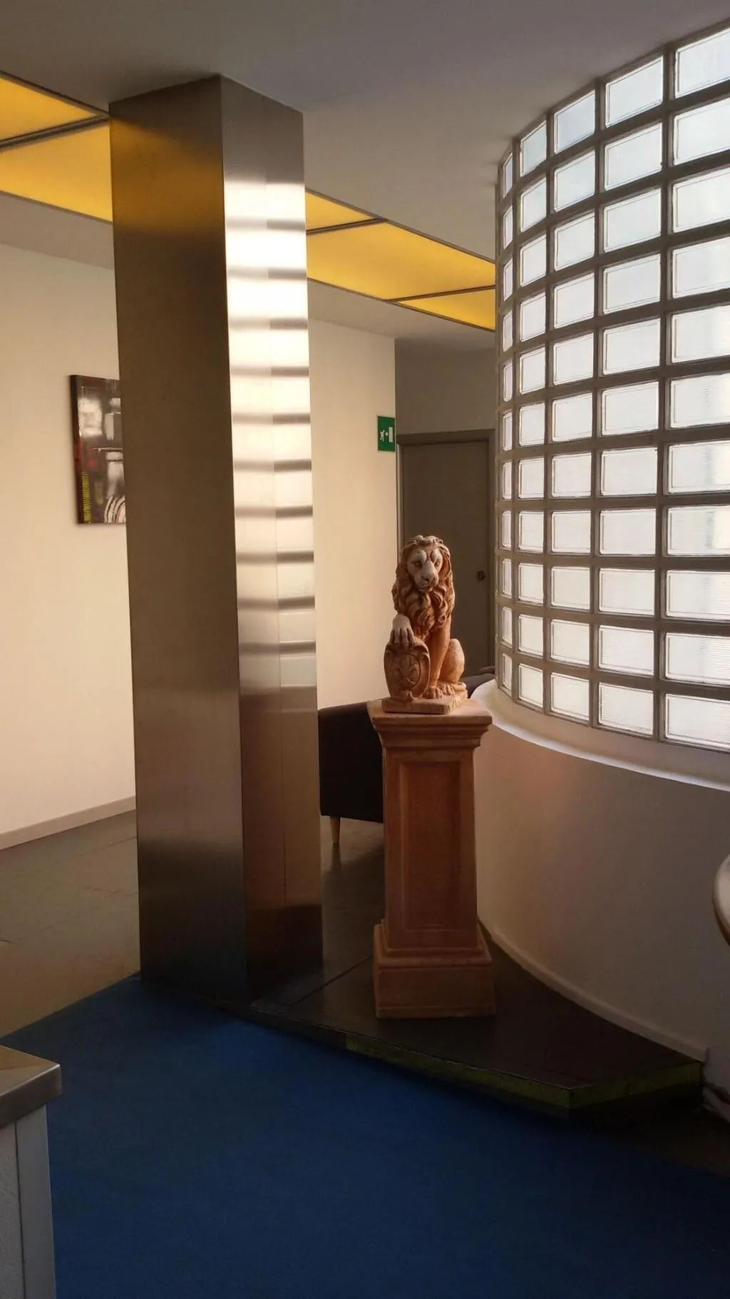 Lobby, Hotel Lucania, Milan