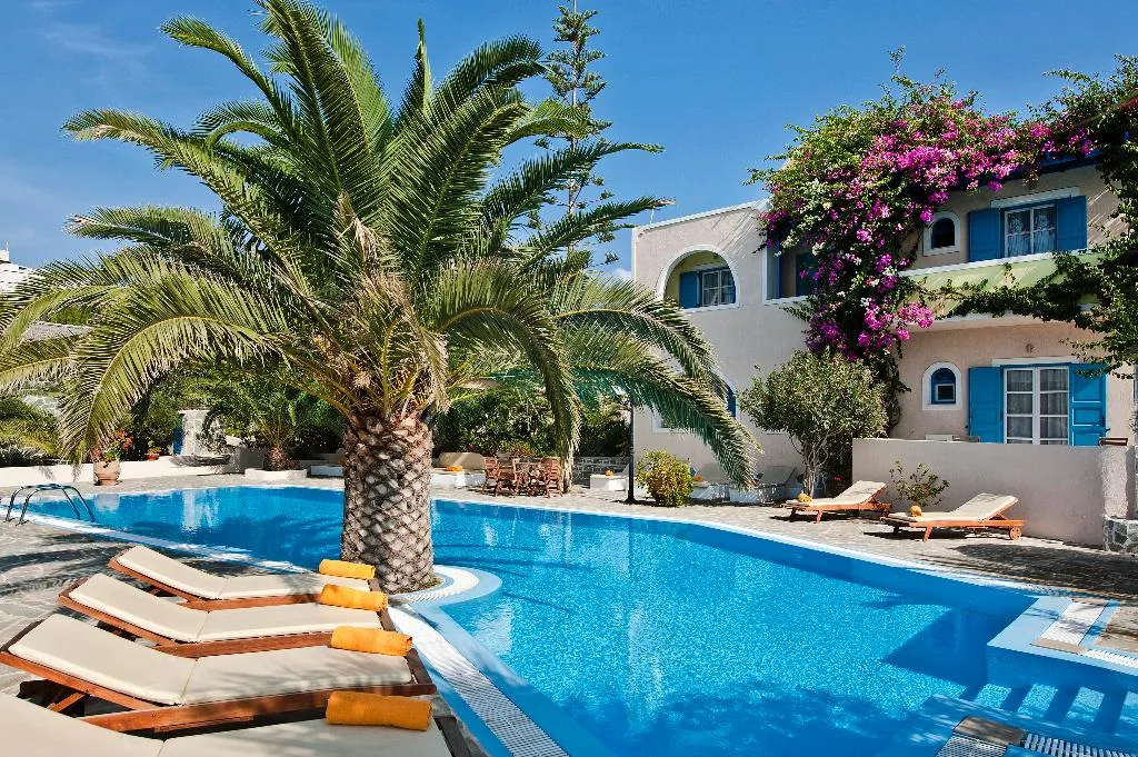 Pool, Paradise Resort, Santorini