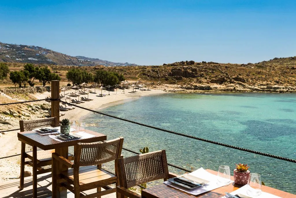 Terrace, Casa Del Mar Mykonos Seaside Resort, Mykonos