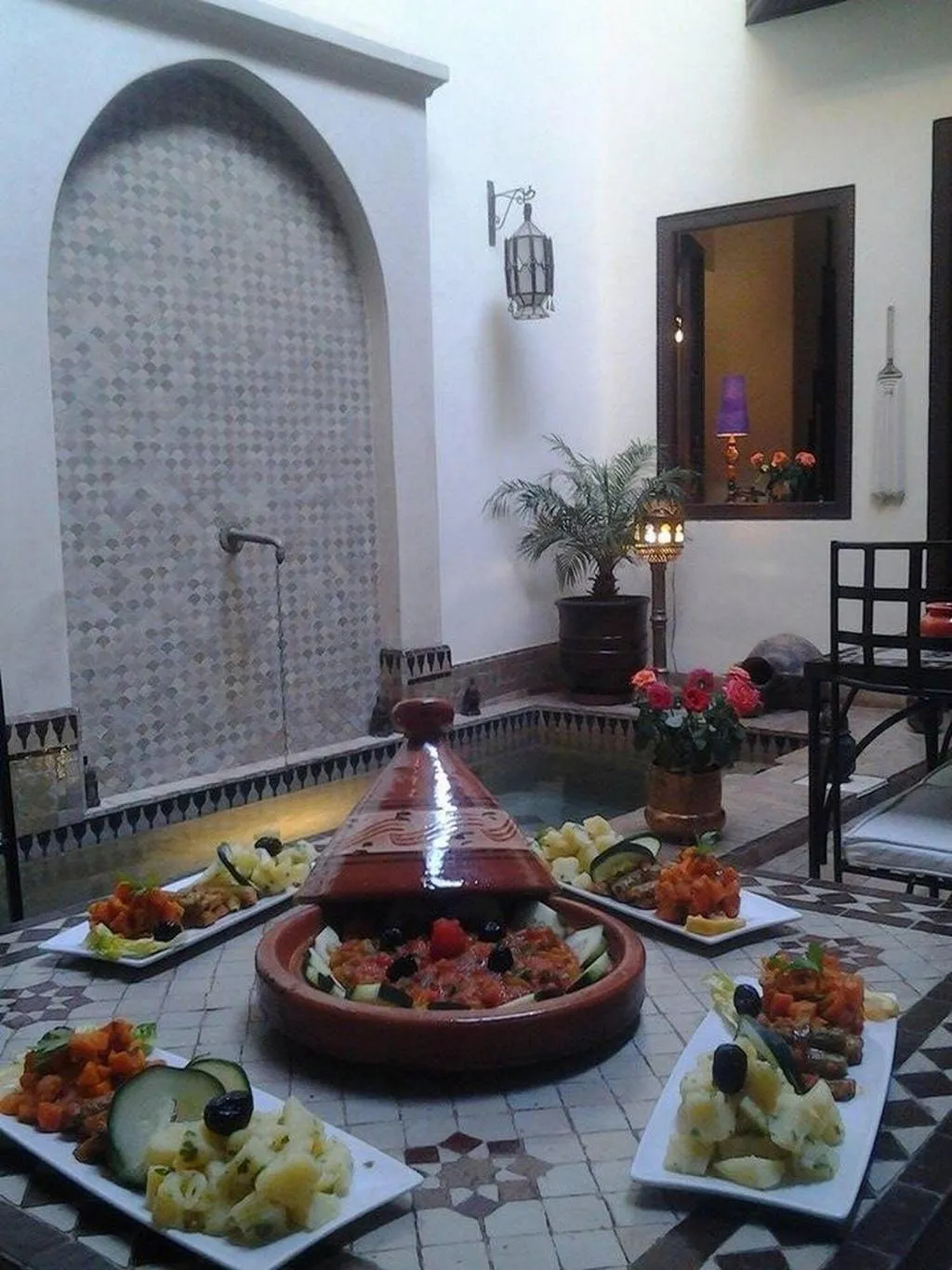 Restaurant, Riad Aubrac, Marrakech